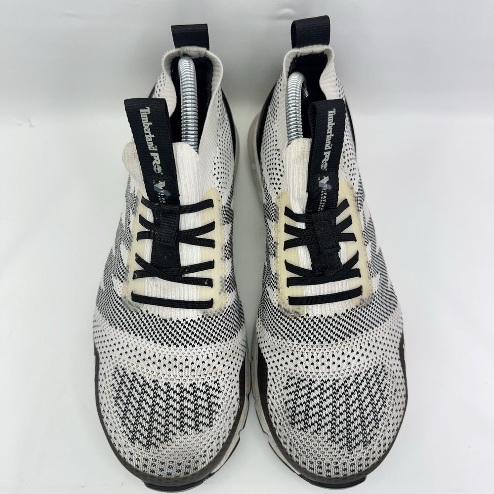 Timberland PRO Womens 8.5 Wide Gray Knit Work Sneakers ReBOTL Lightweight - Picture 3 of 11